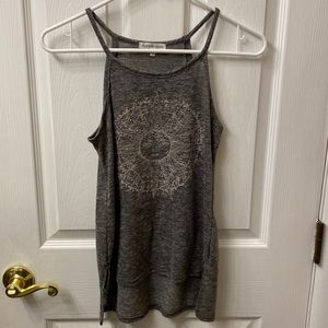 Charlotte Russe High-Neck Tank Top